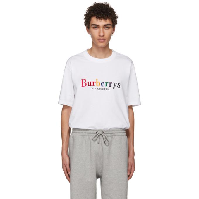 burberrys of london t shirt rainbow