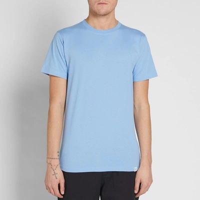 Shop Norse Projects Niels Standard Tee In Blue