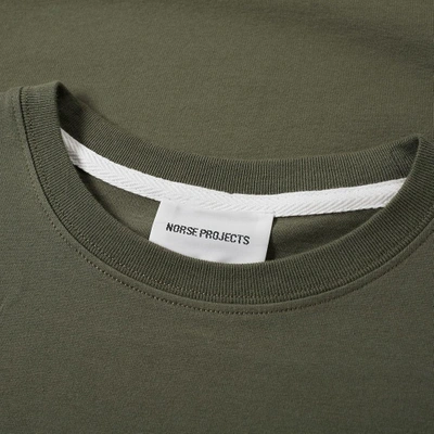 Shop Norse Projects Niels Standard Tee In Green