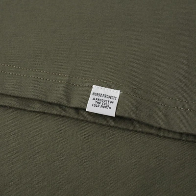 Shop Norse Projects Niels Standard Tee In Green