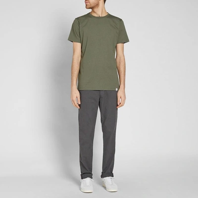 Shop Norse Projects Niels Standard Tee In Green