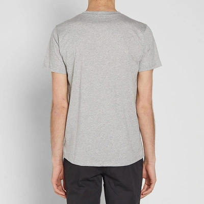 Shop Norse Projects Niels Layer Logo Tee In Grey