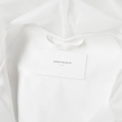 Shop Norse Projects X Elka Anker Rain Jacket In White