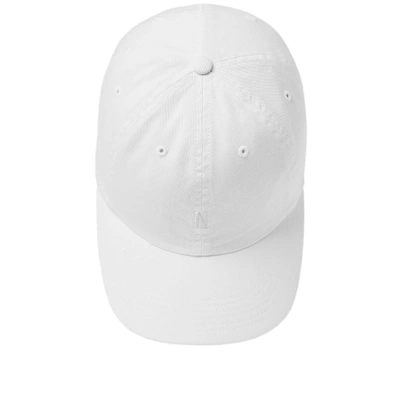 Shop Norse Projects Light Twill Sports Cap In White