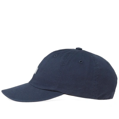 Shop Norse Projects Light Twill Sports Cap In Blue