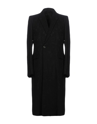 Shop Ann Demeulemeester Coat In Black