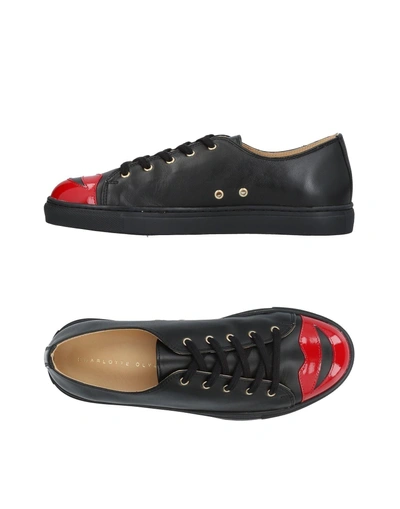 Shop Charlotte Olympia Trainers In Black