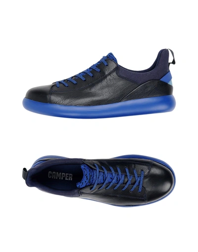 Shop Camper Sneakers In Dark Blue