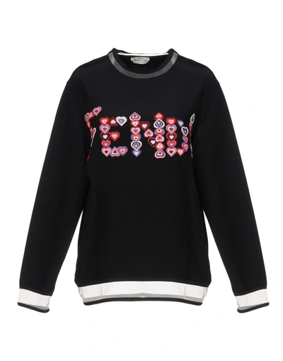 Shop Fendi Sweatshirt In Black