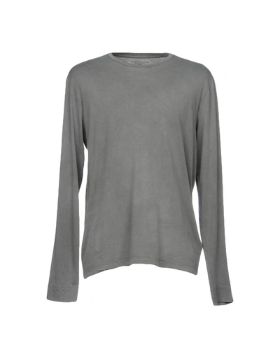 Shop Majestic T-shirt In Grey