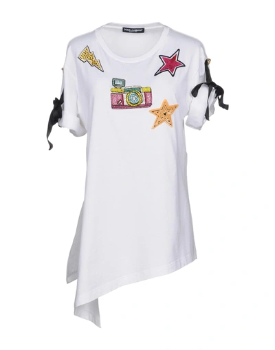 Shop Dolce & Gabbana T-shirts In White