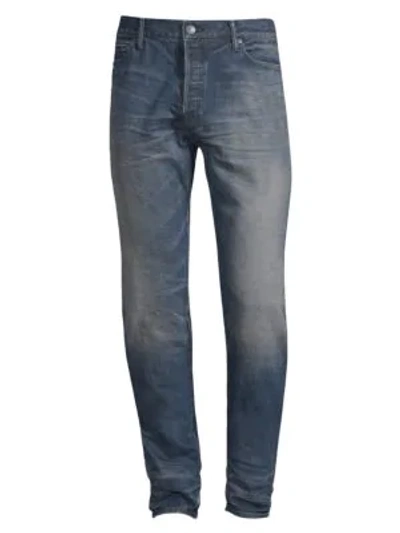 Shop John Elliott Men's The Cast 2 Nimbus Skinny Fit Jeans In Blue