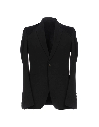 Shop Rick Owens Blazers In Black