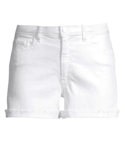 Shop Paige Jimmy Jimmy Classic Shorts In Crisp White