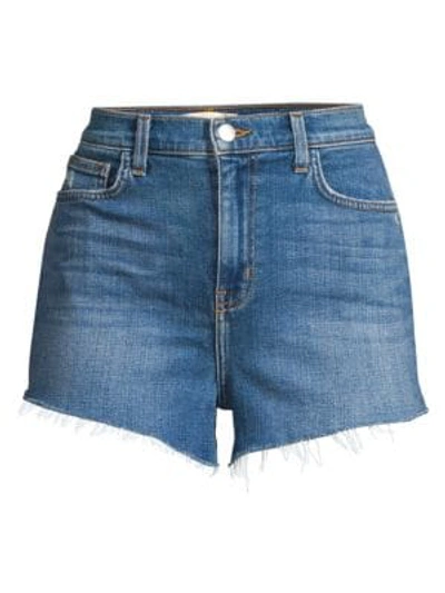 Shop L Agence Ryland High Waist Cutoffs In Authentique