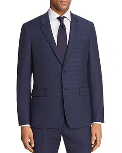 Shop Theory Chambers Tailored Gingham Slim Fit Suit Separate Sport Coat In Navy