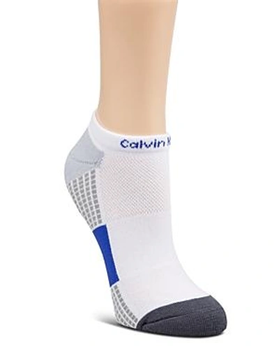 Shop Calvin Klein Random Feed Cushion Sole Liner Socks In White