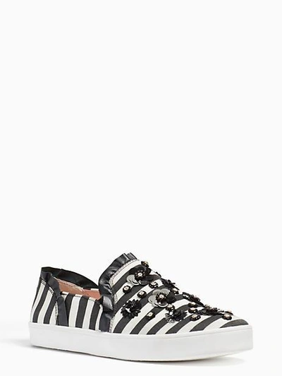 Shop Kate Spade Louise Sneakers In Black/white