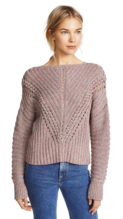 Shop Rag & Bone Roman Sweater In Pink