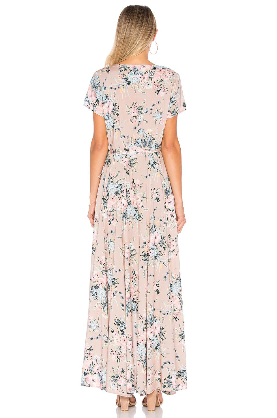 auguste scarlett wrap maxi dress