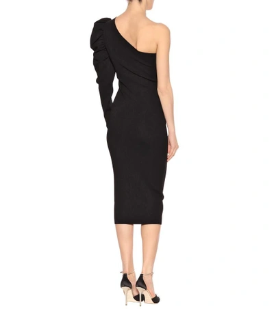 Shop Stella Mccartney One-shoulder Dress In Black