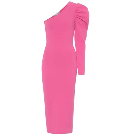 Shop Stella Mccartney One-shoulder Dress In Pink