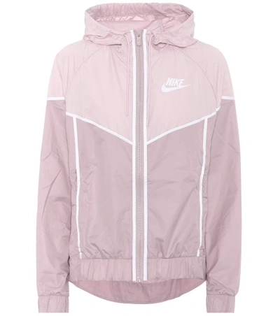 Nike Women's Sportswear Woven Windrunner Jacket, Pink In Particle Rose |  ModeSens