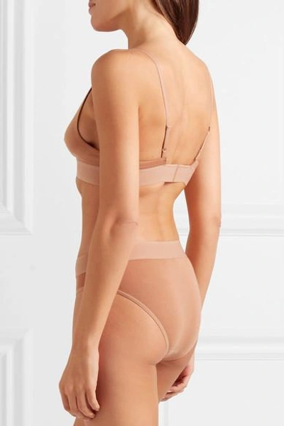 Shop Baserange Bell Set Of Two Stretch-bamboo Briefs In Neutral