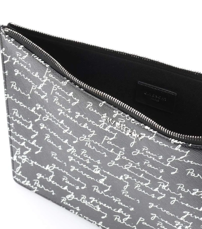 Shop Givenchy Printed Pouch In Black