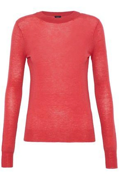 Shop Joseph Woman Cashmere Sweater Red