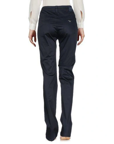 Shop Armani Jeans Casual Pants In Dark Blue