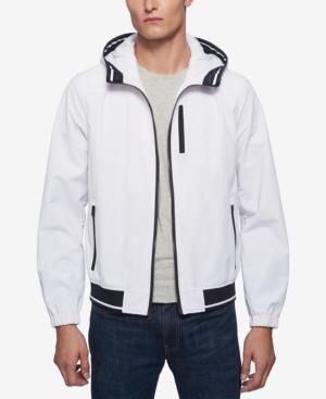 tommy hilfiger white bomber jacket