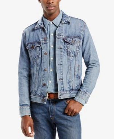 Shop Levi's Men's Denim Trucker Jacket In Spire