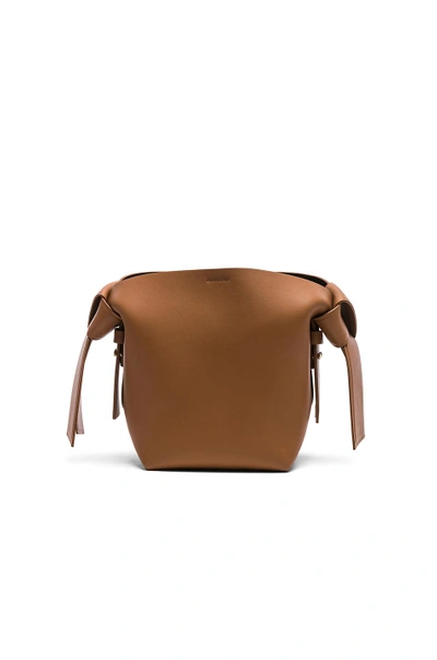Shop Acne Studios Musubi Mini Bag In Brown