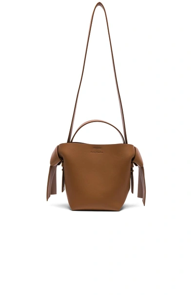 Shop Acne Studios Musubi Mini Bag In Brown