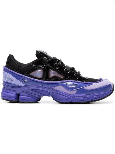 Shop Adidas Originals Ozweego Iii Lace-up Sneakers In Black ,purple