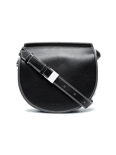 Shop Givenchy Mini Infinity Saddle Bag In Black