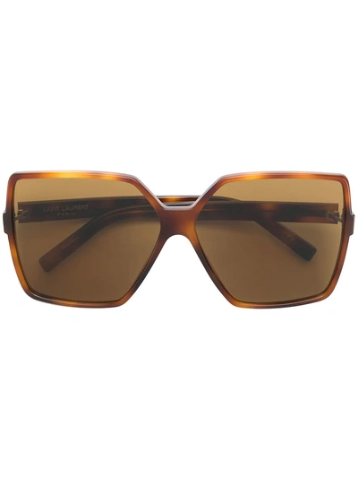 Shop Saint Laurent Betty Sunglasses