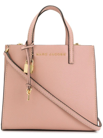 Shop Marc Jacobs Lock And Key Pebbled Shoulder Bag