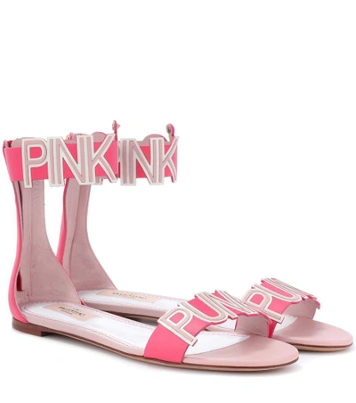 Shop Valentino Pink Is Punk Sandals