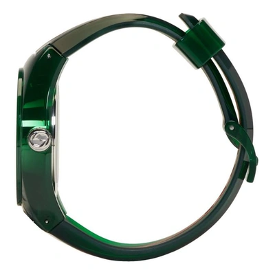 Shop Gucci Green G Sync Watch