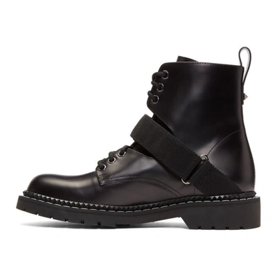 Shop Valentino Black  Garavani 'always' Coordinates Boots