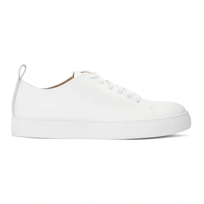 Of Sweden Leather Brukare Sneakers In 01n White |