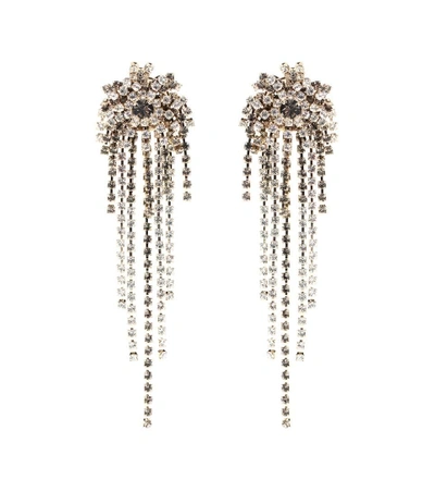 Shop Dries Van Noten Crystal Clip-on Earrings