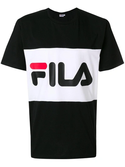 Shop Fila Logo Monochrome T-shirt