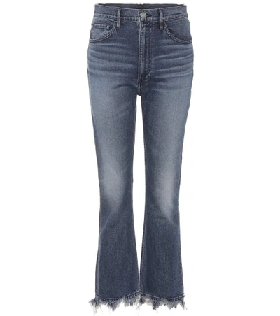 Shop 3x1 W5 Empire High-rise Flared Jeans In Blue