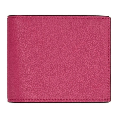 Shop Gucci Pink Logo Bifold Wallet In 8840 Pink
