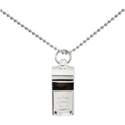 Shop Dsquared2 Silver Whistle Necklace In F124 Plldio