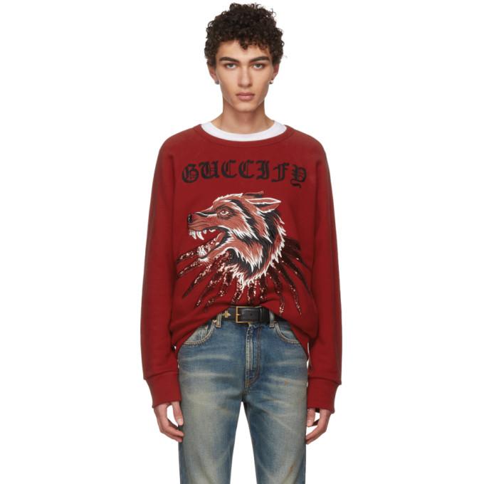 Guccify Cotton Sweatshirt With Wolf | forum.iktva.sa