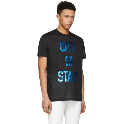 Shop Dsquared2 Black 'city Of Stars' 50's Rock T-shirt